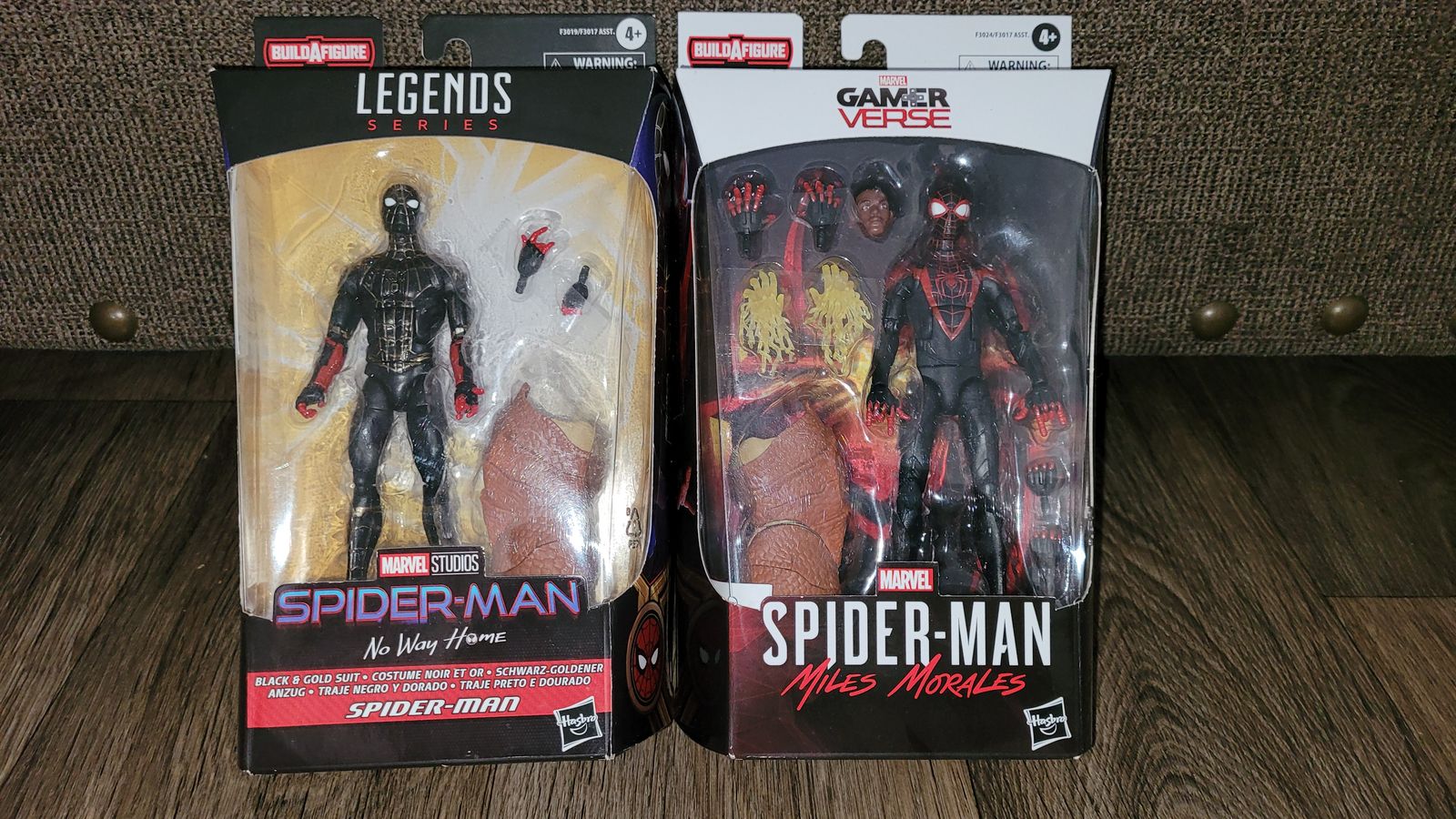 Marvel legends miles Morales Spiderman Action Figures