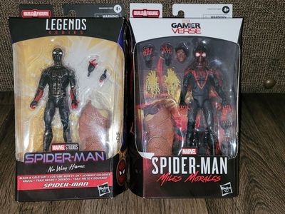 Marvel legends miles Morales Spiderman Action Figures
