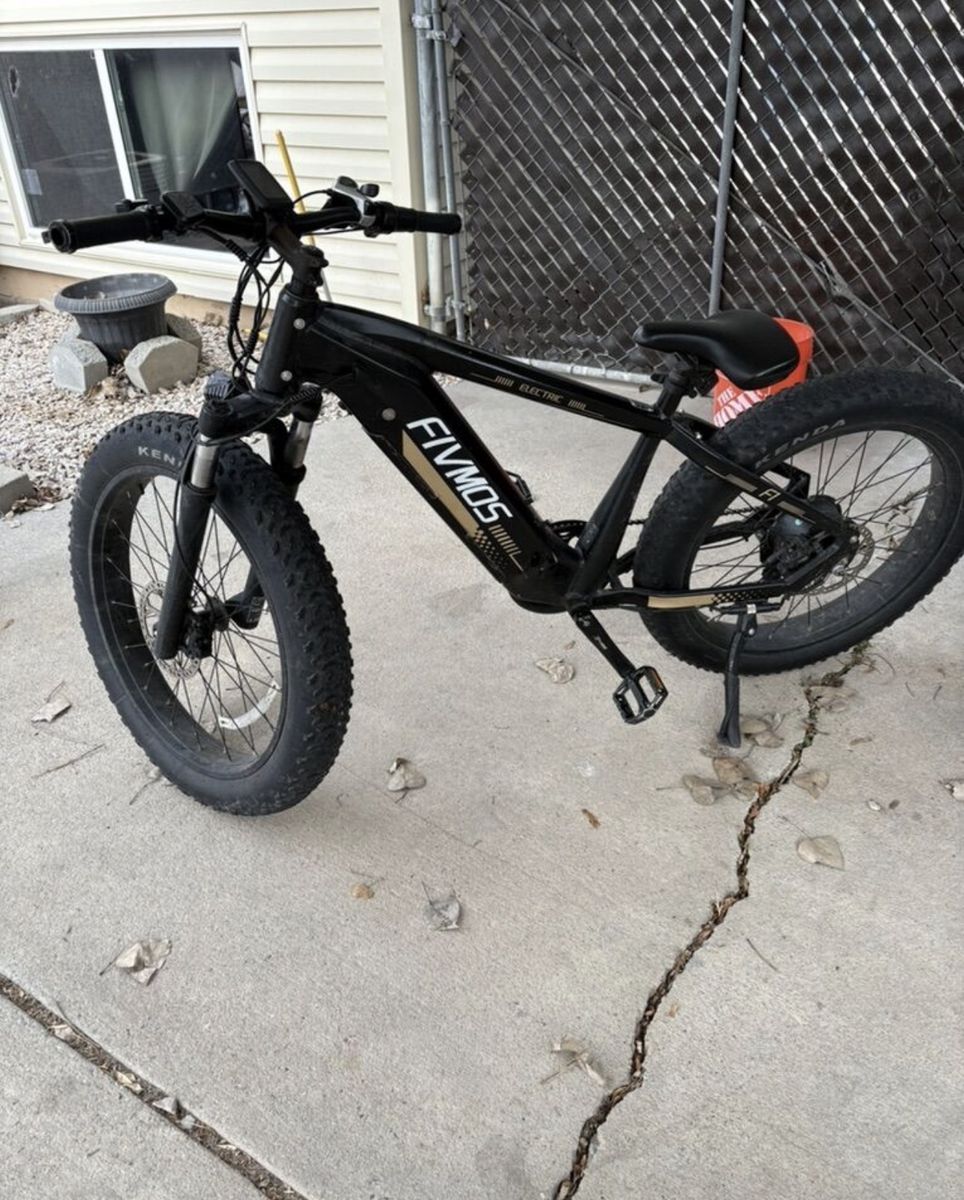 FIVMOS Ebike & Charger + Tires (Willing To Haggle)