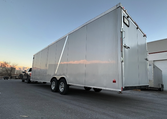 28' HM Enclosed Trailer for Rent