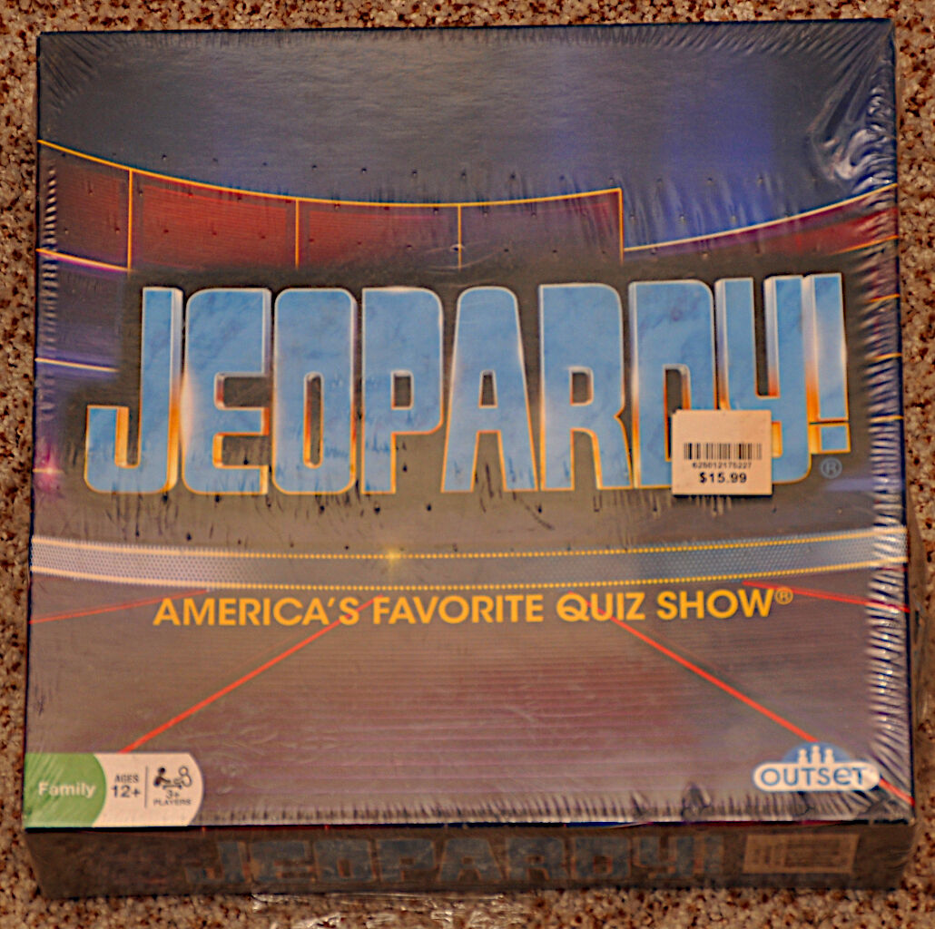 Jeopardy Board Game