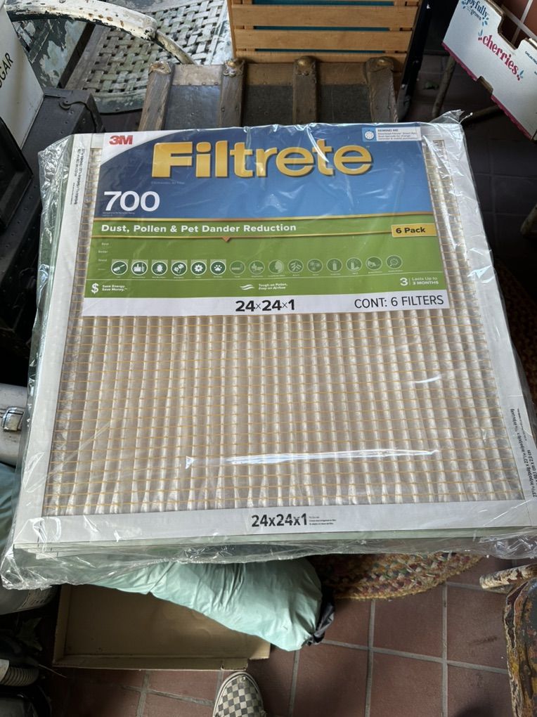 Filtrete 700 24x24x1 Furnace Filters 6 Pack