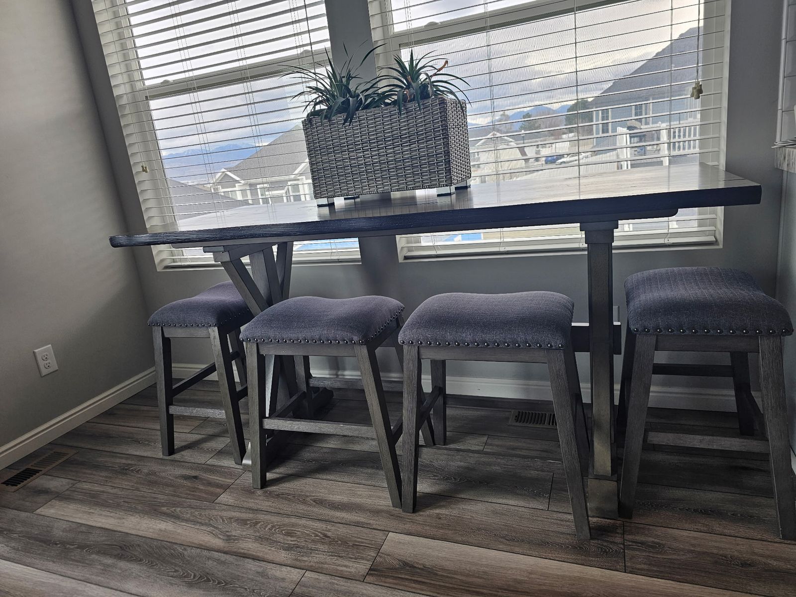 Grey kitchen table