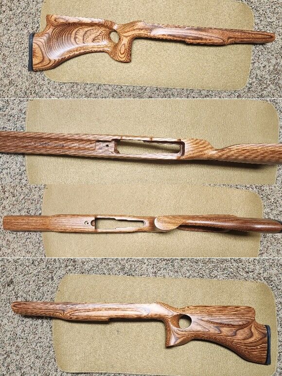 New Ruger 10/22 Nutmeg Laminate Thumbhole Bull Barrel Channel