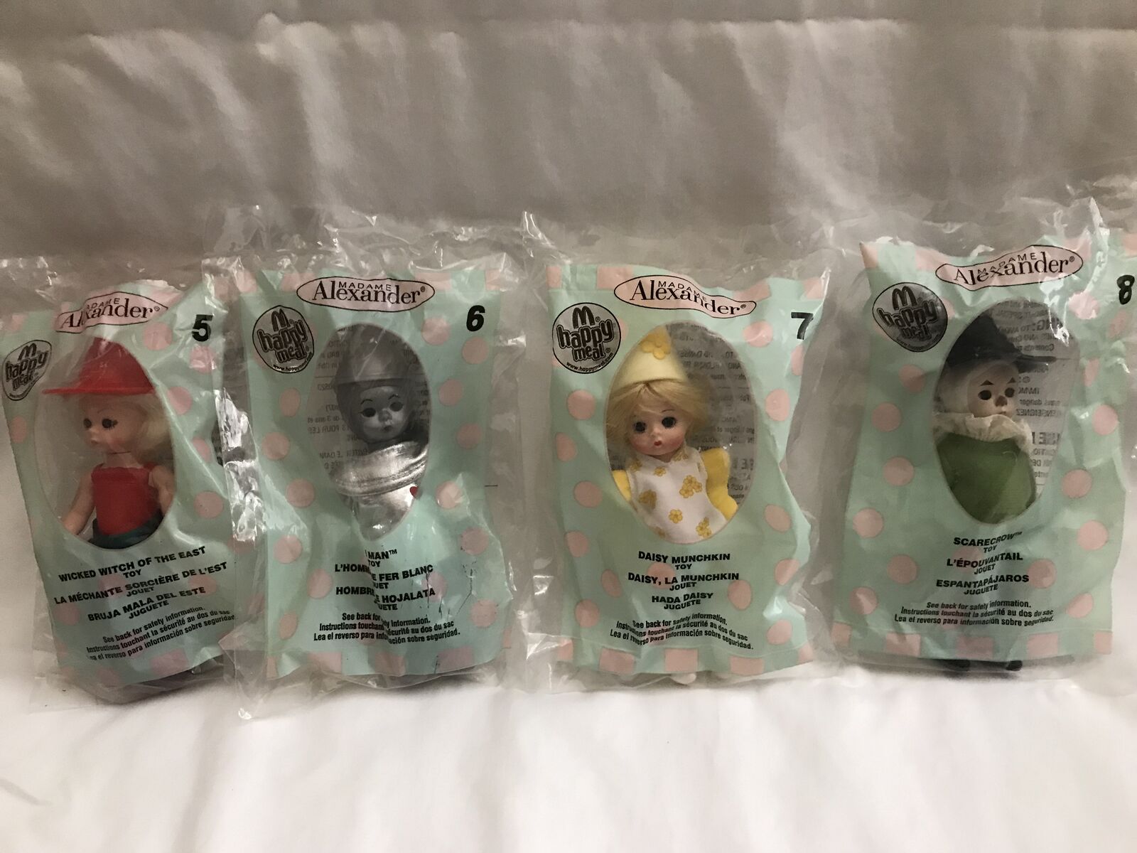 McDonalds Wizard of Oz Madame Alexander Happy Meal Toys 2007 complete set