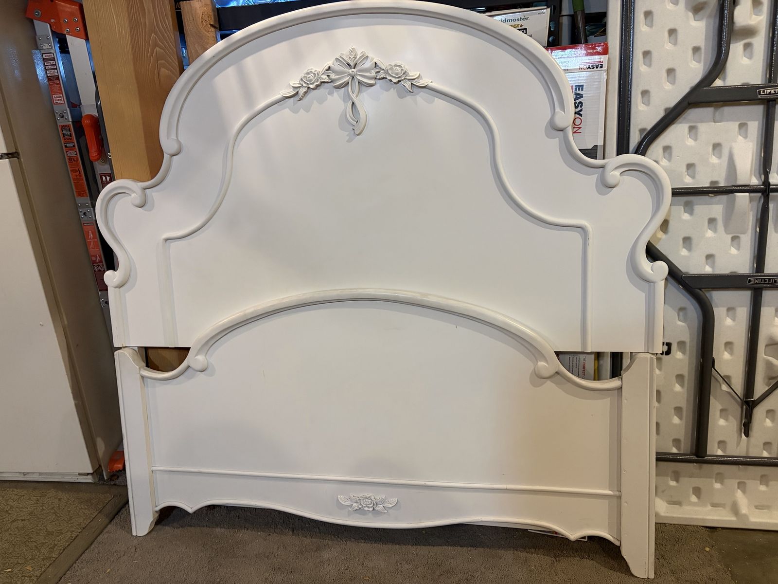 Beautiful wood full-size bedframe