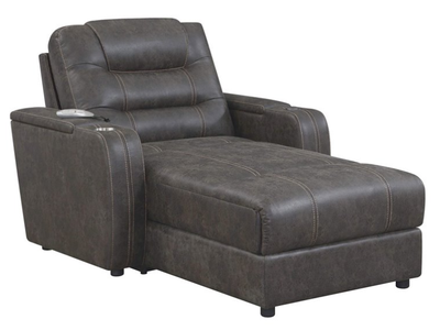 Theater set of 2 Power Reclining Chaise Lounge Recliner Chair Retail $3,300+