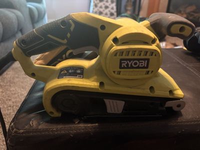 Ryobi BE319 3" x 18" Belt Sander 6.0A Corded Electric with Dust Bag