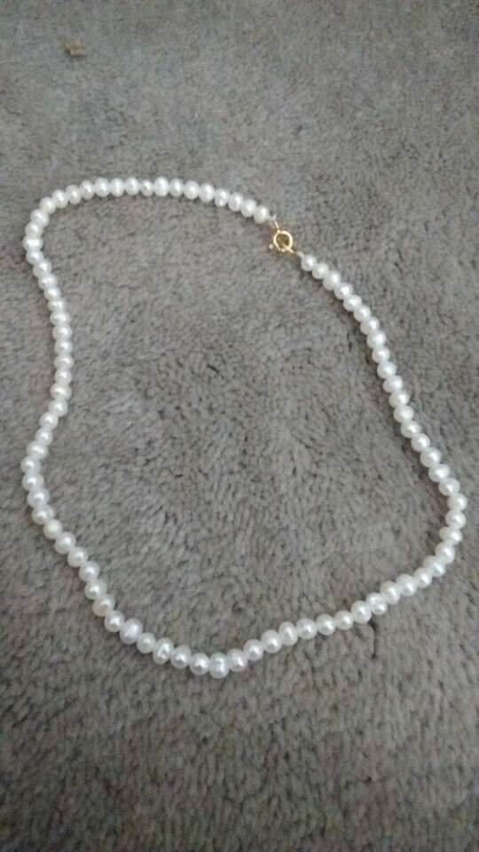 Freshwater pearl necklaces