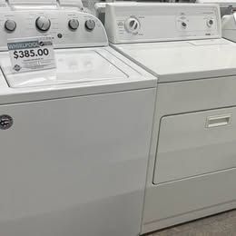 Whirlpool White Top Load Washer & Dryer Set - Gently Used, Great Condition