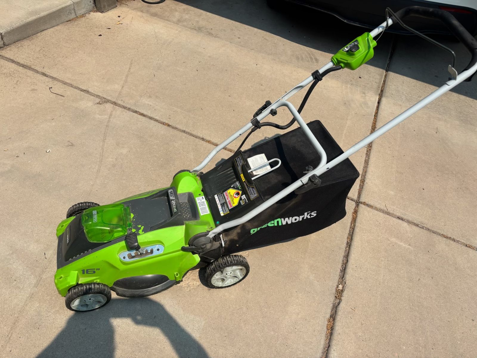 FREE - Greenworks 40V 16" Cordless Lawn Mower (Mower Only)