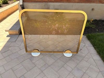 Deco Metal Fireplace Screen