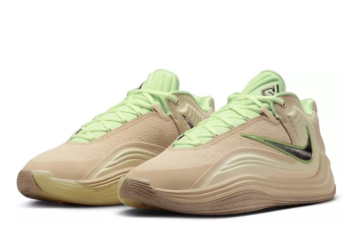 Nike Lebron 20 Low Witness Tan & Green Basketball Shoes Size [X] Men's/Unisex
