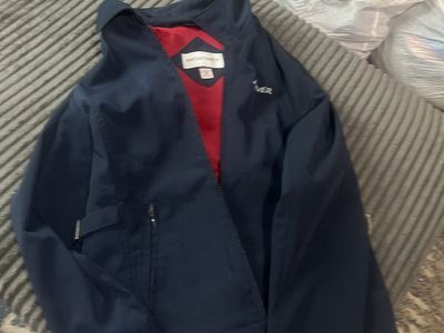 Port Authority Ladies XS Navy Blue Jacket with Red Mesh Lining