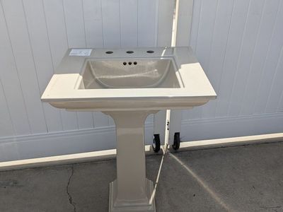 Kohler Memoirs Stately K-2344-4-NY 25" Rectangular Pedestal Bathroom Sink