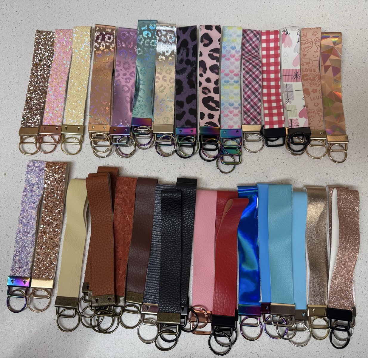 Keychain wristlets