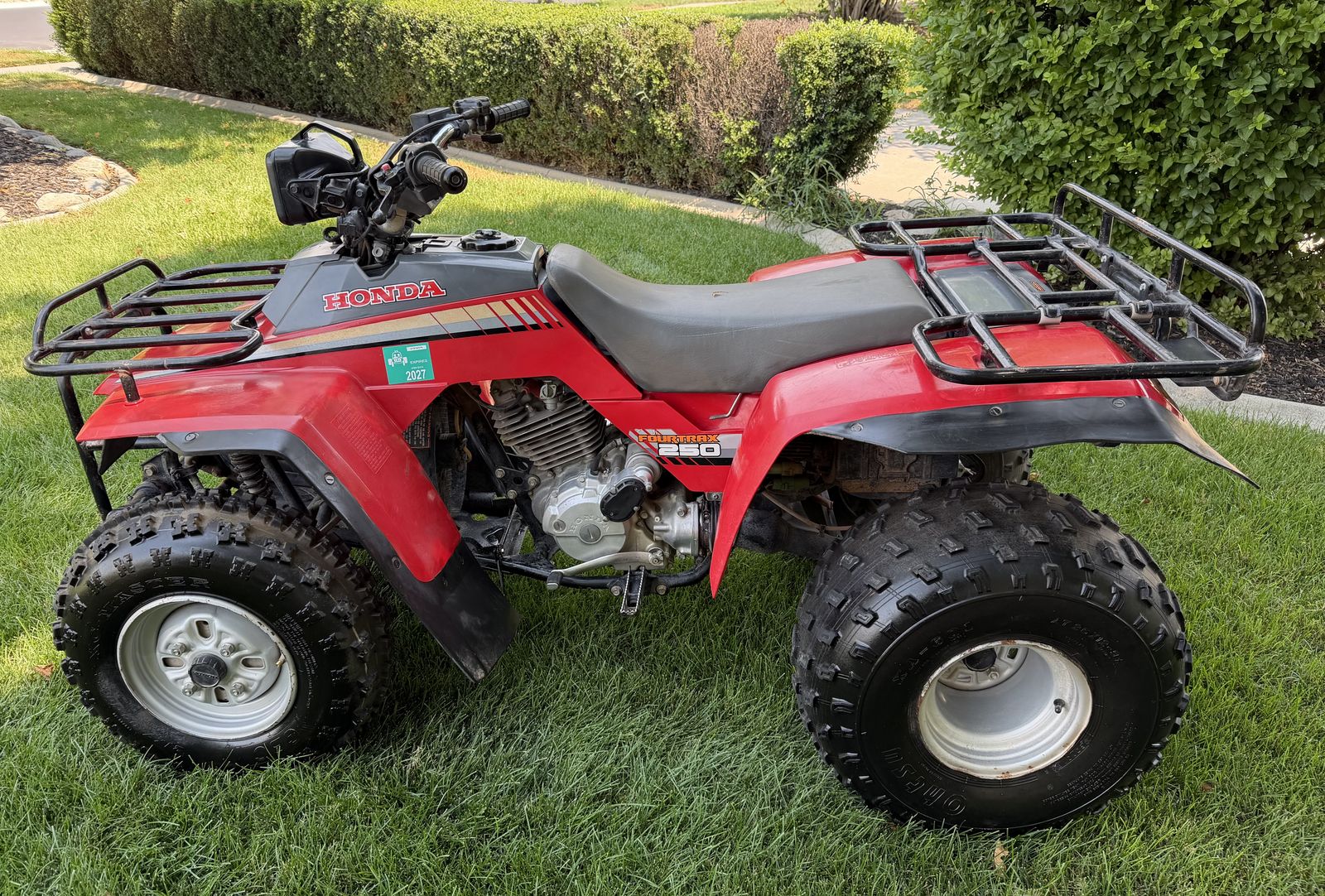 1986 Honda FourTrax 250 utility ATV (TRX250)