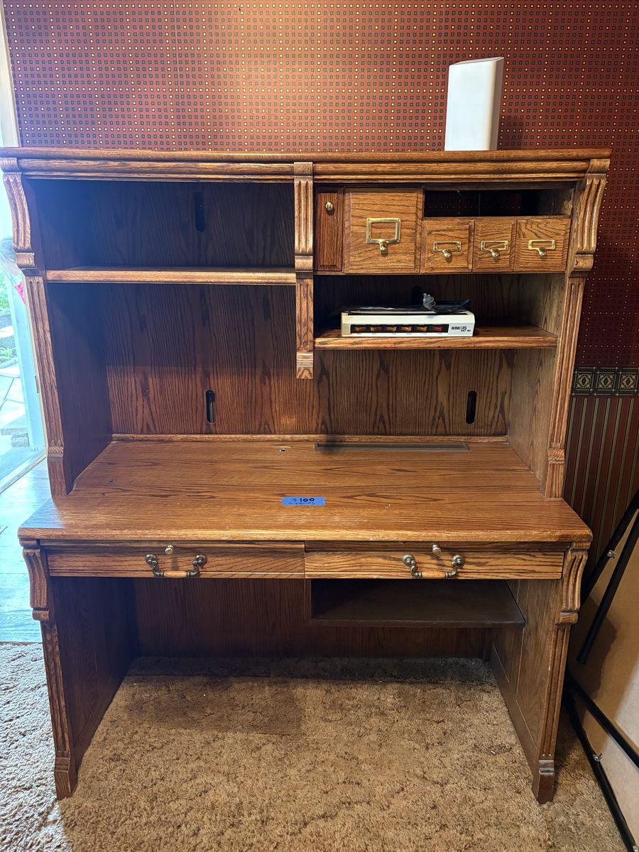 Vintage Solid Wood Desk