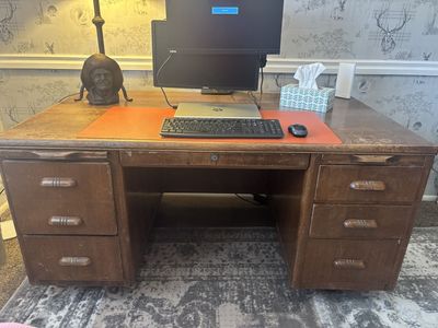 Vintage wood desk