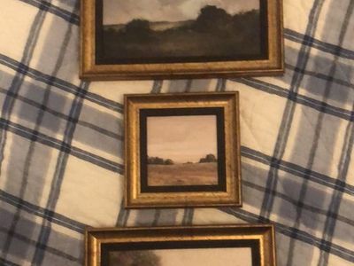 Set of 3 Small Framed Landscape Art Prints