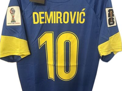 Bosnia And Herzegovina Soccer Jersey Demirovic #10