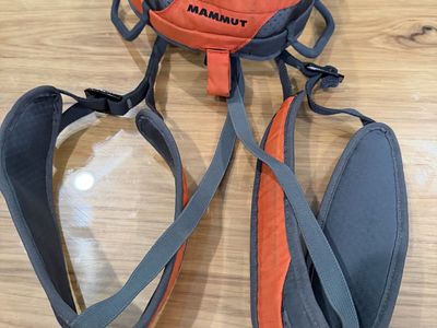 Mammut Climbing Harness Ophir 3 Slide Orange and Grey Used