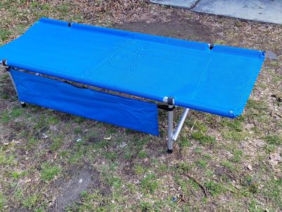 2 Camp Time Roll-a-Cots (Blue Mesh) - Great for Camping/River Trips