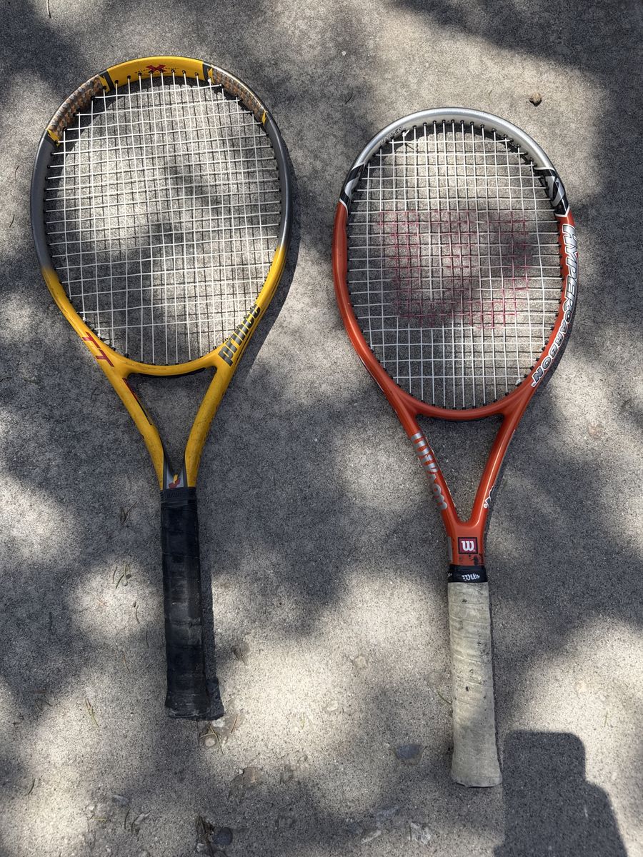 Prince & Wilson Tennis Racquet Set - Used Adult Racquets for Casual Play