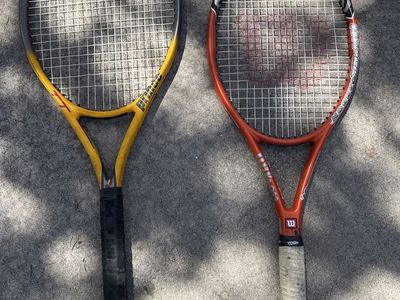 Prince & Wilson Tennis Racquet Set - Used Adult Racquets for Casual Play