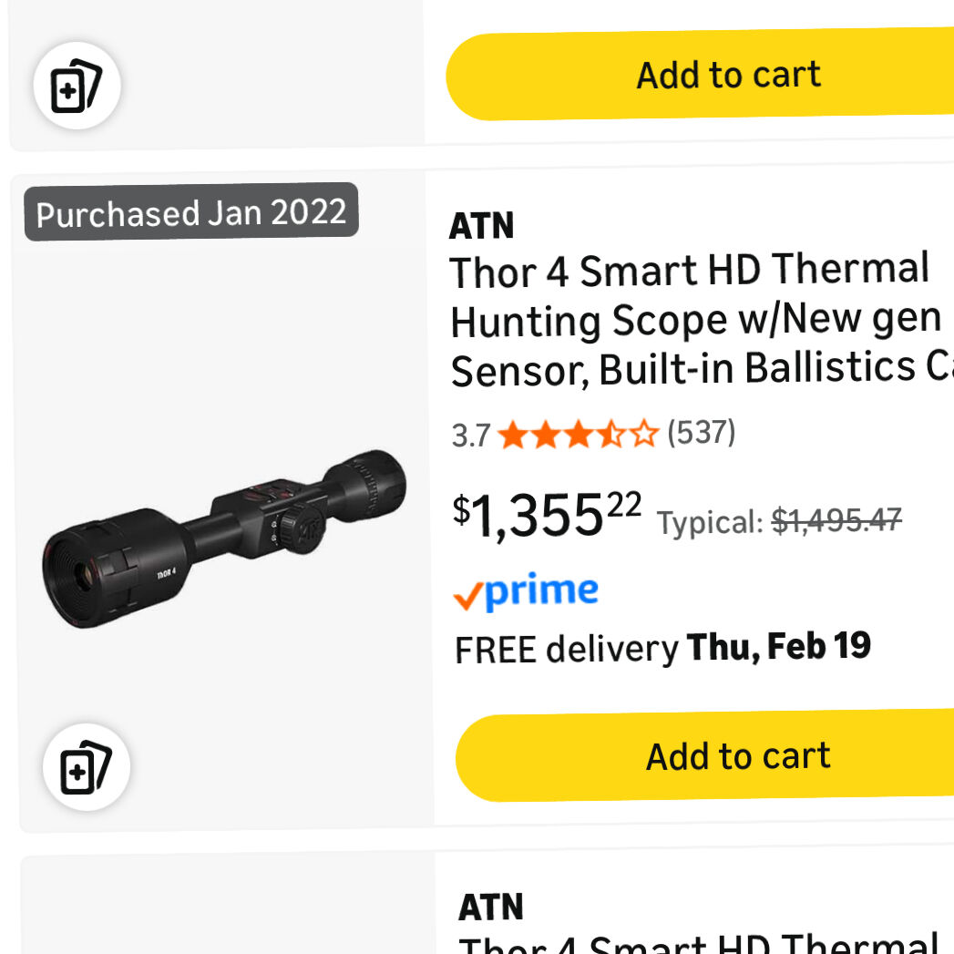 ATN THOR 4 Thermal SCope