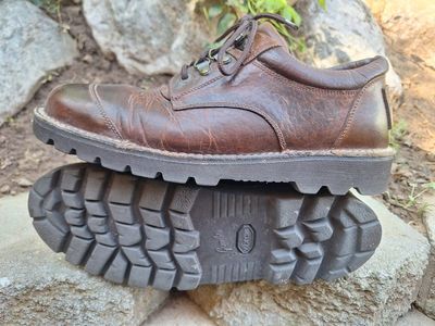 Mens HS Trask Trapper Bison Leather Oxford Shoes Sz 11