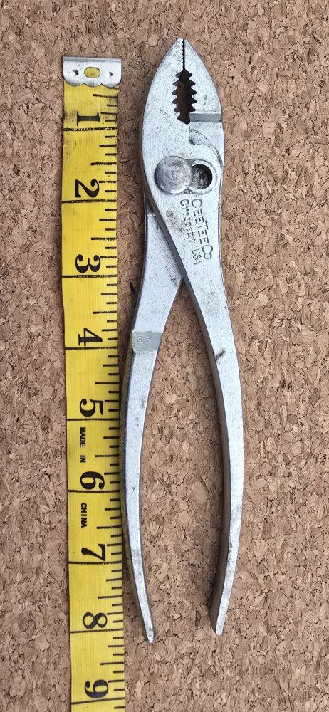 Vintage CeeteeCo Crescent USA Slip Joint Pliers 8 Inch Tool