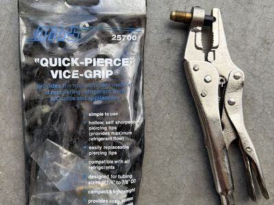 Wilde 25700 Quick-Pierce Vice-Grip Refrigerant Recovery Tool