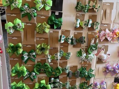 St Patty's Day And Easter Hair Bows