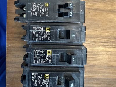 Assorted new 120/240V Single-pole Circuit Breakers