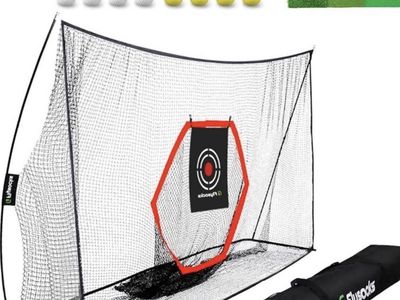 New Flysocks Golf Practice Hitting Net 10ft X 7ft