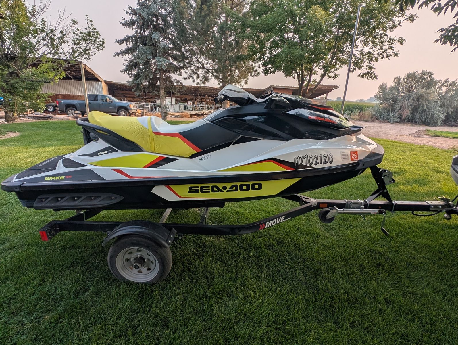 2015 Sea Doo 155 Wake Edition.  Great power