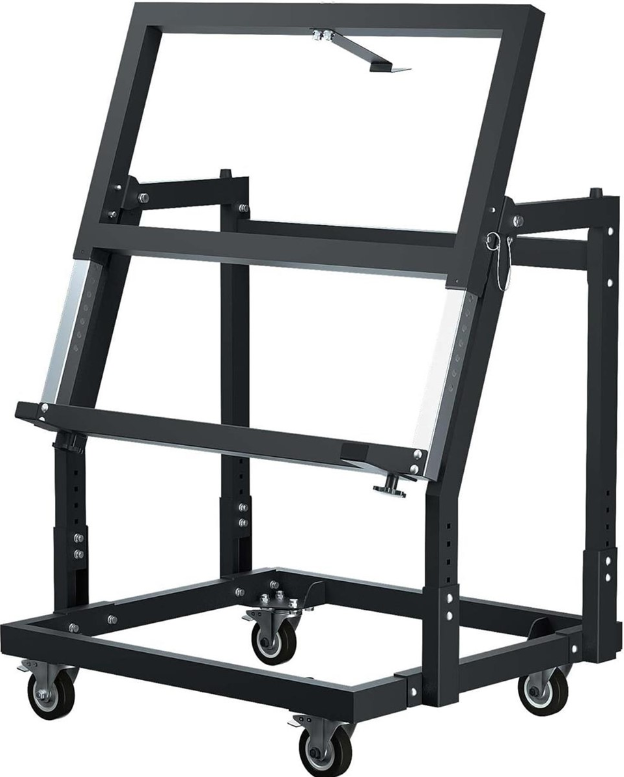 Tilting Panel Cart with Rolling Casters