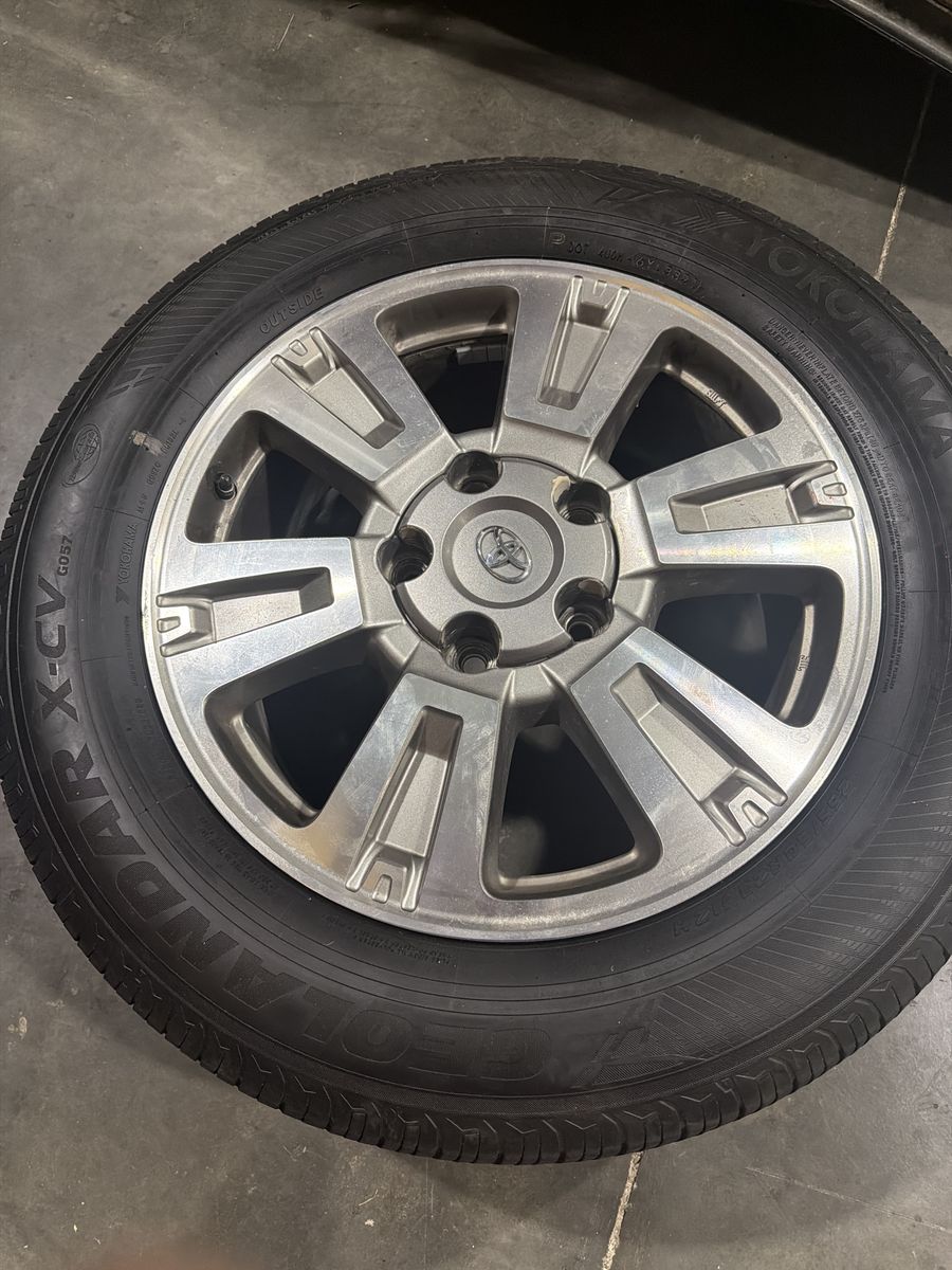 Toyota 5 lug 20” rims and tires