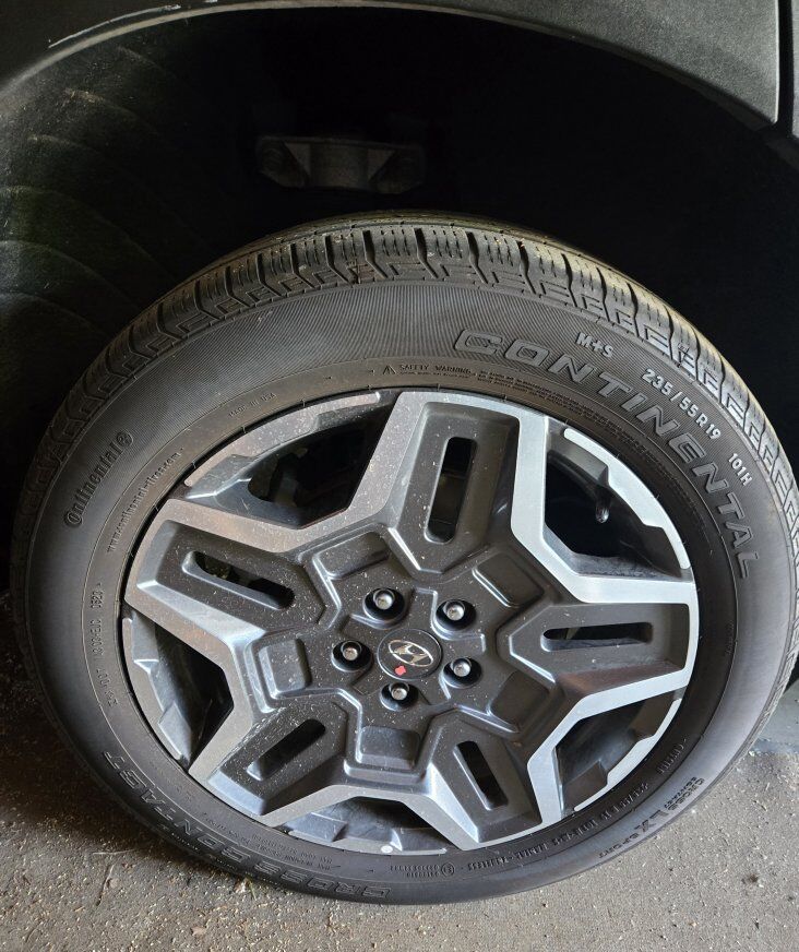 ISO spare tire for Santa fe