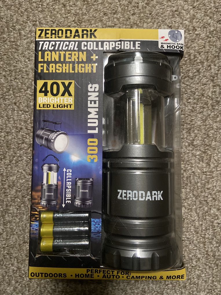 New Zerodark Collapsable Lantern & Flashlight