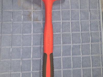 Snap-on USA Red Dead Blow Hammer with Steel Faces, 32 oz, Snap-on HBFE32