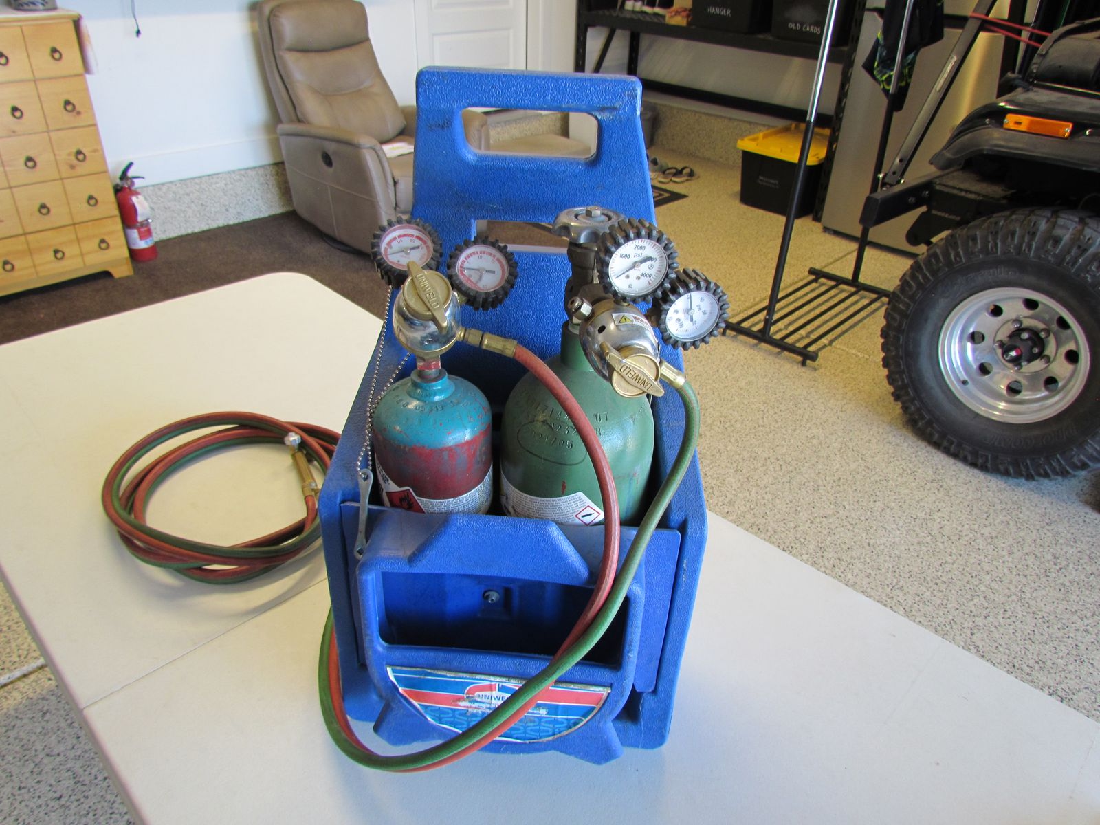 Oxygen Acetylene Torch Set - A/C Refrigeration Work