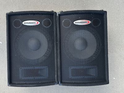 2 Harbinger HA60 Compact 10" PA Speakers