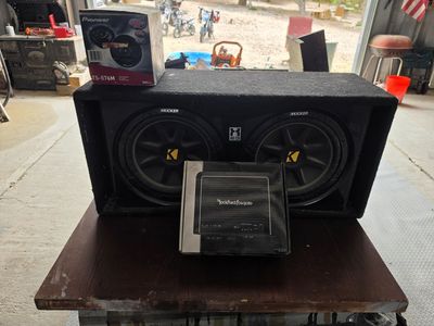 Amp, speakers, subs
