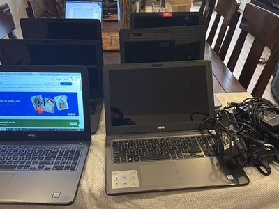 Lot of 6 dell touch screen I5