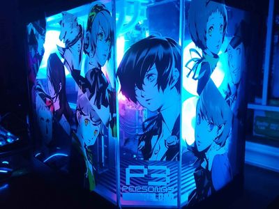 Persona 3 themed custom gaming PC -Ryzen 9600x, 9060XT, 16gb DDR5