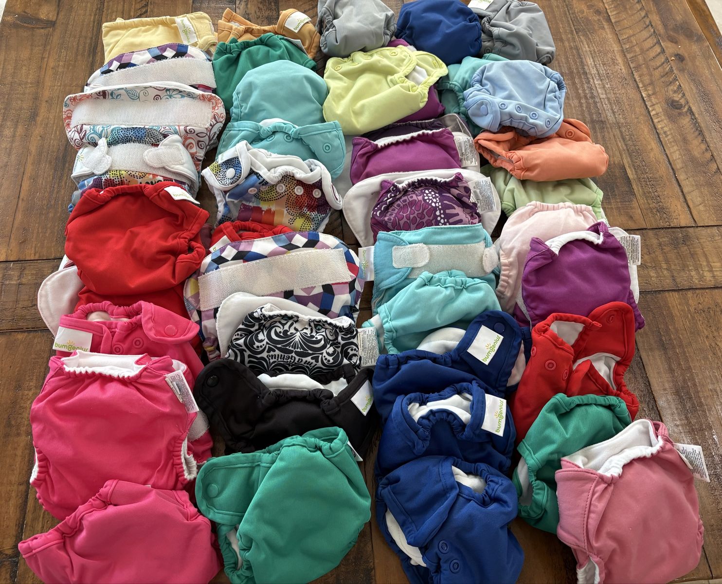 bumGenius Reusable Cloth Diapers Hook & Loop/Snaps - 55