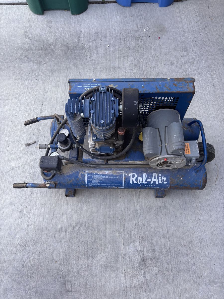 Rol-air gas air compressor