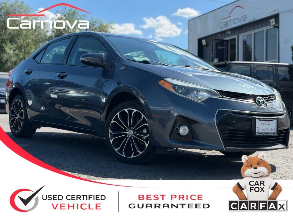 2015 Toyota Corolla S Plus